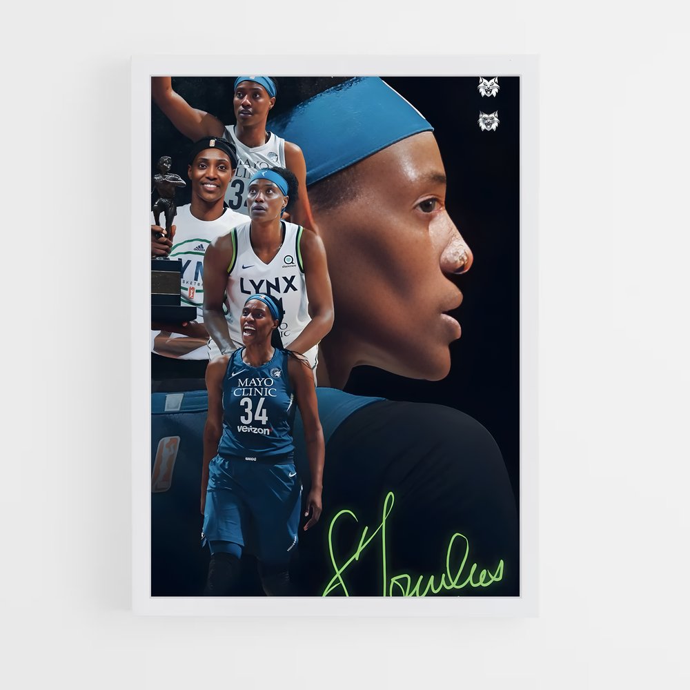 Poster Sylvia de fowles – affiche Basketball (vue 3)